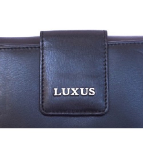 Luxus 1115, Δερμάτινο, Μαύρο 