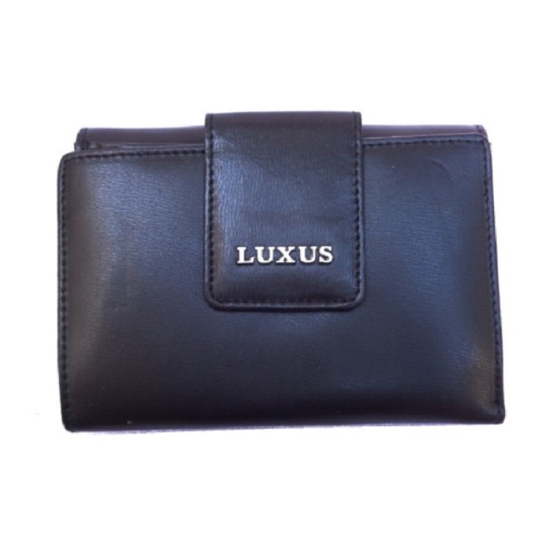 Luxus 1115, Δερμάτινο, Μαύρο 