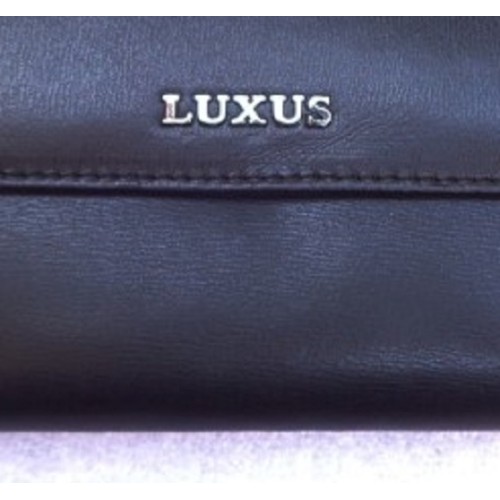 Luxus 50312, Δερμάτινο, Μαύρο 