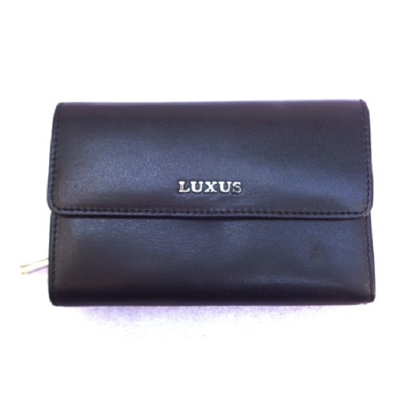 Luxus 50312, Δερμάτινο, Μαύρο 