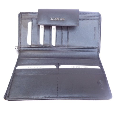 Luxus 50311, Δέρμα, Μαύρο 