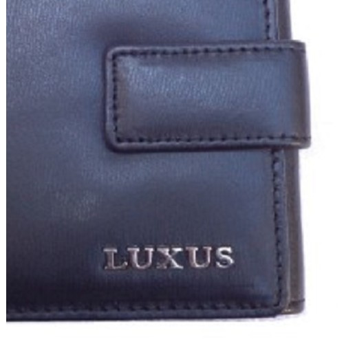 Luxus 2551, Δερμάτινο, Μαύρο 