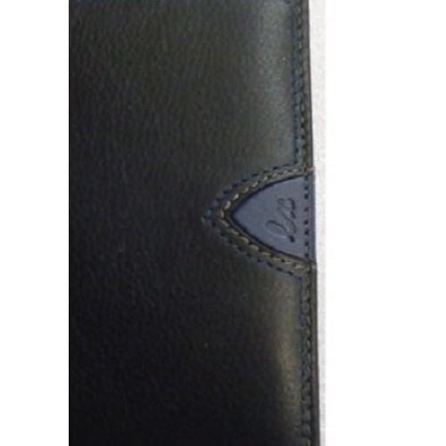 Luxus LX 8322-2, Δερμάτινο, Μαύρο/Μπλε 