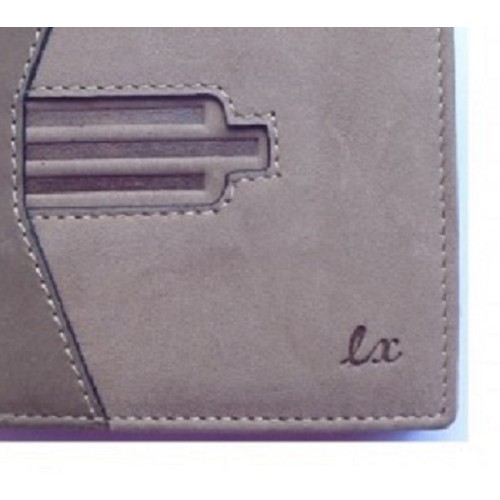 Luxus 8357, Δερμάτινο, Σουέτ, Καφέ 