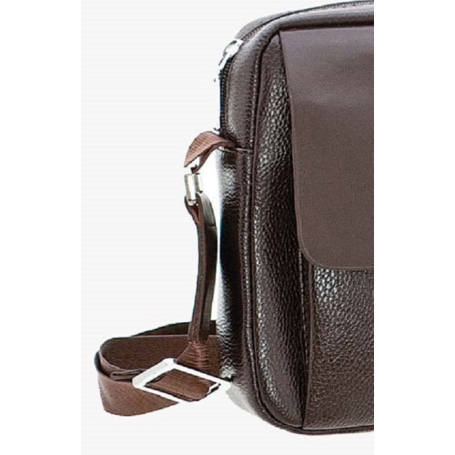 Bartuggi 718-110628, Τσαντάκι Ταχυδρόμου, Δέρμα, Καφέ
