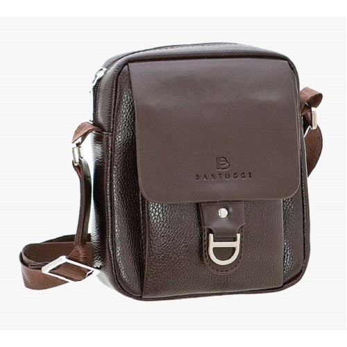 Bartuggi 718-110628, Τσαντάκι Ταχυδρόμου, Δέρμα, Καφέ