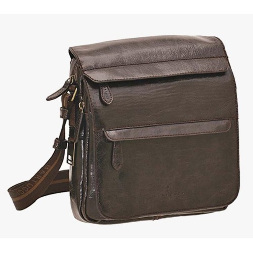 Bartuggi 700-6428, Τσαντάκι Χιαστί, Δερματίνη, Καφέ