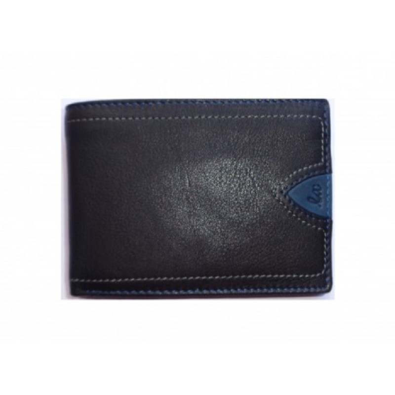 Luxus 8340, Δερμάτινο, Μαύρο/Μπλε 