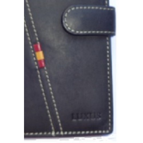 Luxus 8321, Δερμάτινο, Μαύρο 