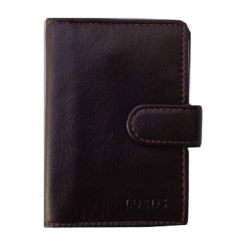 Luxus LX 8302, Καρτοθήκη, Δέρμα, Καφέ