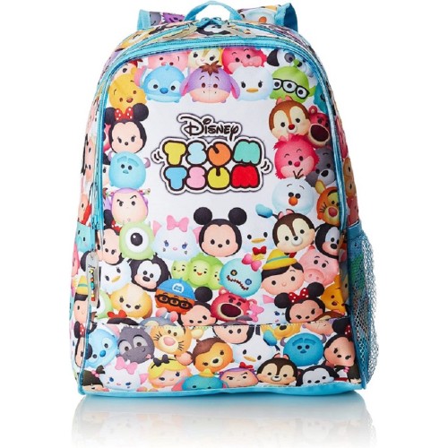 Safta 611541538 Disney Tsum Tsum Grande, Σχολική Τσάντα, Ύφασμα, Γαλάζιο