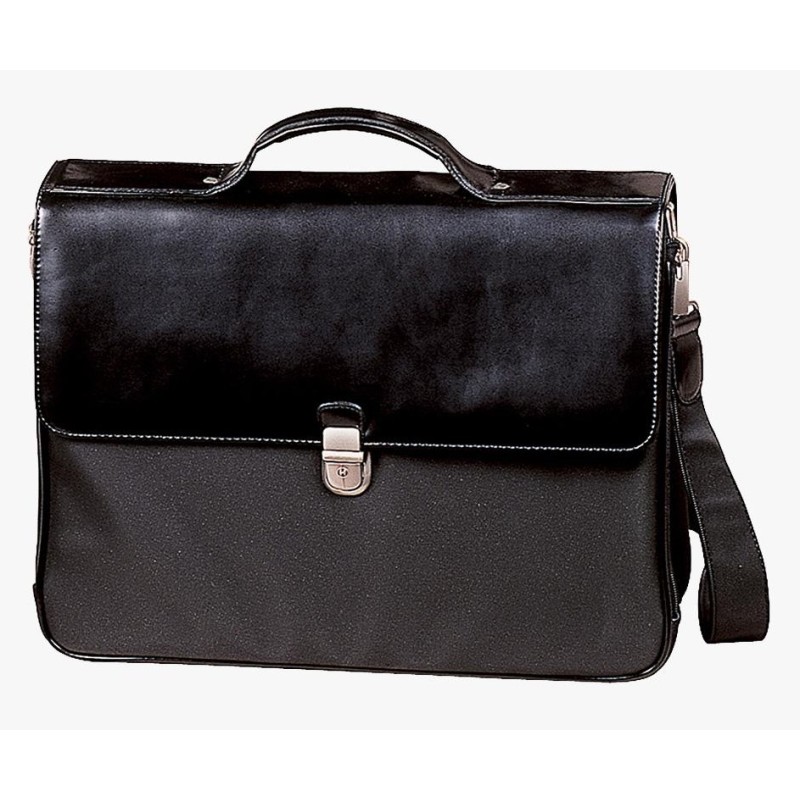 Bartuggi 118-15187, Χαρτοφύλακας, Αδιάβροχο Ύφασμα/Δερματίνη, Μαύρο