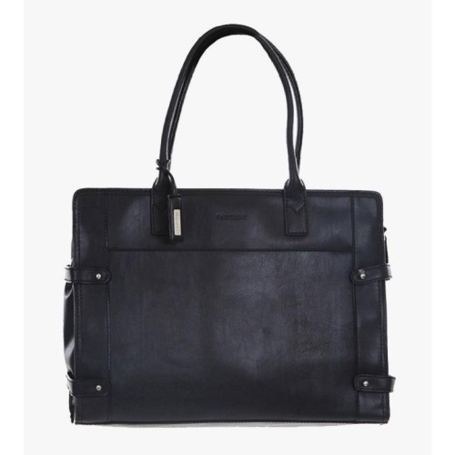 Bartuggi 118-3504, Γυναικείος Χαρτοφύλακας, Δερματίνη, Μαύρο