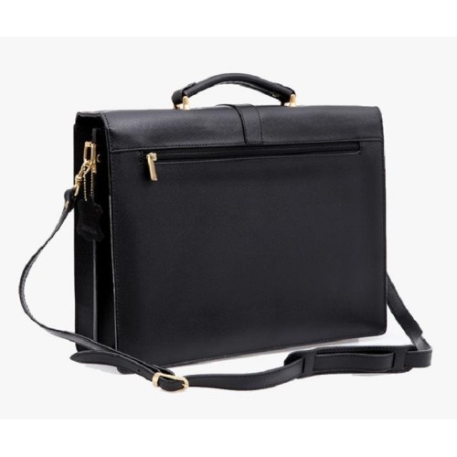 Bartuggi 118-826281, Γυναικείος Χαρτοφύλακας, Δέρμα, Μαύρο