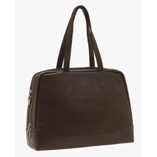 Bartuggi 160-7370-2, Γυναικείος Χαρτοφύλακας, Δέρμα, Καφέ