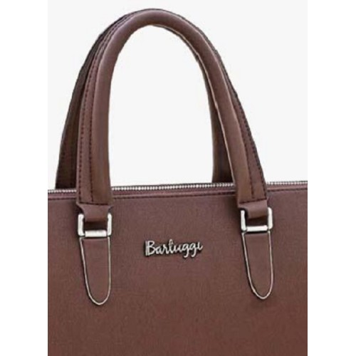 Bartuggi 717-2-3, Γυναικείος Χαρτοφύλακας, Δέρμα, Καφέ