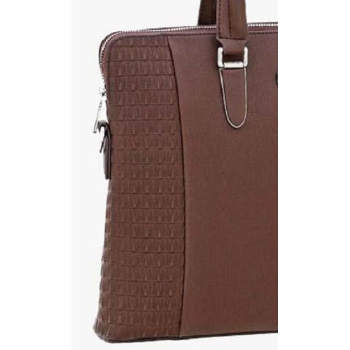 Bartuggi 717-2-3, Γυναικείος Χαρτοφύλακας, Δέρμα, Καφέ