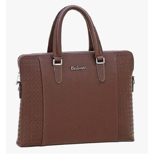 Bartuggi 717-2-3, Γυναικείος Χαρτοφύλακας, Δέρμα, Καφέ