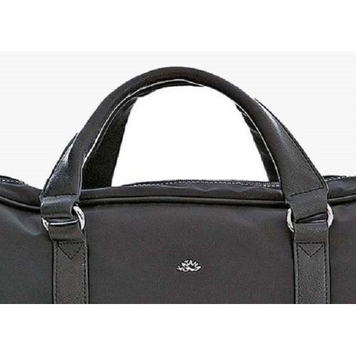 Bartuggi 617-29257, Γυναικείος Χαρτοφύλακας, Ύφασμα/Δέρμα, Μαύρο