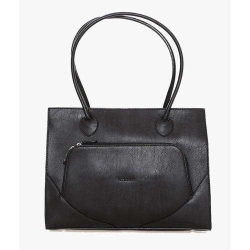 Bartuggi 118-516, Γυναικείος Χαρτοφύλακας, Δερματίνη, Μαύρο