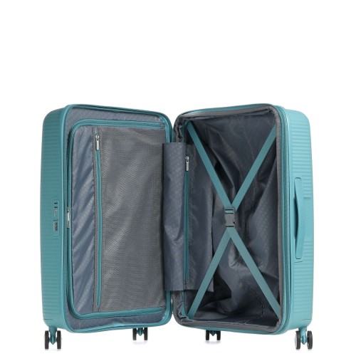 American Tourister 88474-A066, Soundbox Turquise Tonic, Βαλίτσα Μεγάλη, Σκληρή, Τιρκουάζ