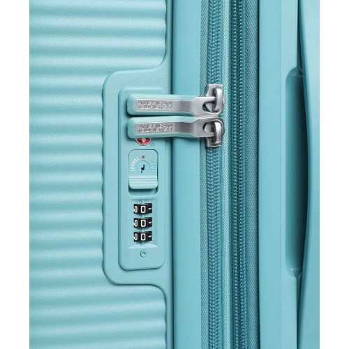American Tourister 88474-A066, Soundbox Turquise Tonic, Βαλίτσα Μεγάλη, Σκληρή, Τιρκουάζ