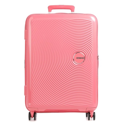American Tourister 88474-A039 , Soundbox Sunkissed Coral, Μεγάλη, Ροζ