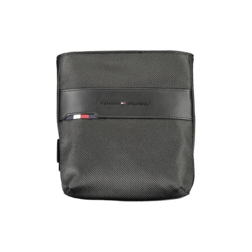 Tommy Hilfiger AM0AM10268 BDS, Τσαντάκι Χιαστί, Ύφασμα, Μαύρο