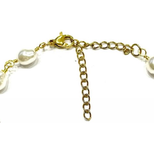 Kostibas 1512-901X3, Βραχιόλι, Ατσάλι, ΤΕ, Λευκό/Ροζ