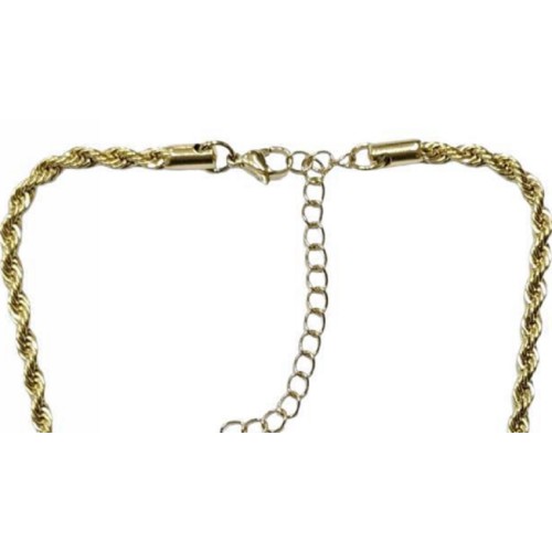 Kostibas 1013-950XH, Κολιέ, Ατσάλι, Χρυσό