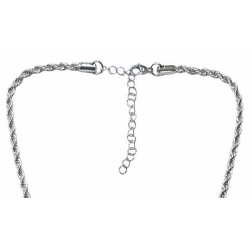 Kostibas 1013-951AH, ΤΕ, Κολιέ, Ατσάλι, Ασημί