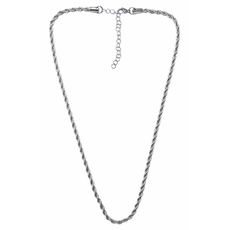 Kostibas 1013-951AH, ΤΕ, Κολιέ, Ατσάλι, Ασημί