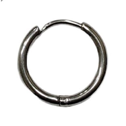 Kostibas 3113-622A, Σκουλαρίκια κρίκοι, Ατσάλι, Λευκό