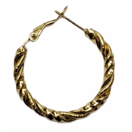 Kostibas 3113-678X, Σκουλαρίκια, Κρίκοι, Ατσάλι, Χρυσό