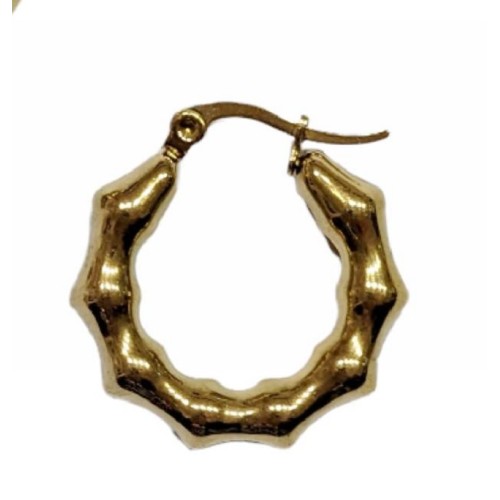 Kostibas 3113-698X, Σκουλαρίκια κρίκοι, Ατσάλι, Χρυσό