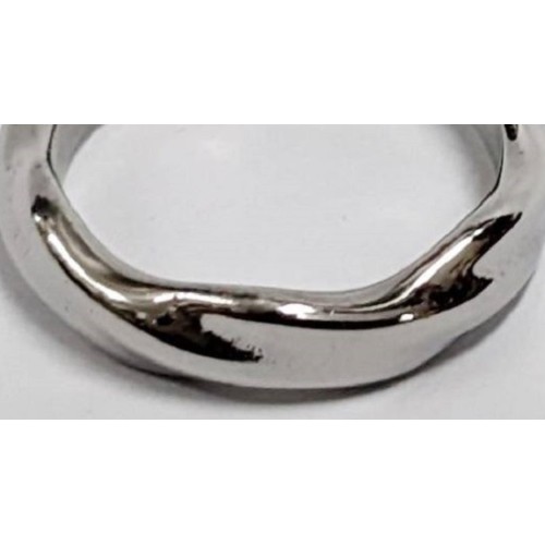 Kostibas 2513-331A, Δαχτυλίδι, Ατσάλι, Ασημί