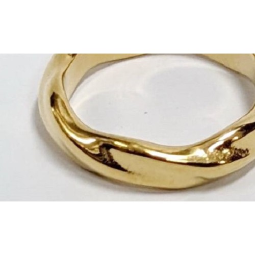 Kostibas 2513-331X, Δαχτυλίδι, Ατσάλι, Χρυσό