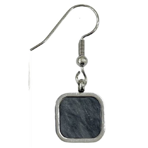 Kostibas 3013-953AG, Σκουλαρίκια, Ατσάλι, Ασημί/Γκρι