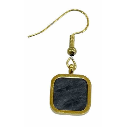 Kostibas 3013-953XG, Σκουλαρίκια, Ατσάλι, Χρυσό/Γκρι