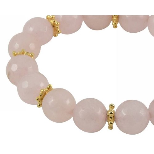 Kostibas 1525-814R, Βραχιόλι, Ημιπολύτιμο, Με πέτρα, Ροζ
