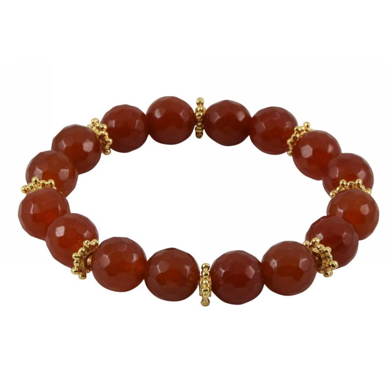 Kostibas 1525-814Q, Βραχιόλι, Ημιπολύτιμο, Με πέτρα, Καφέ