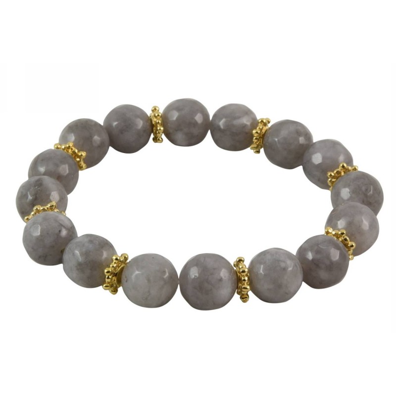 Kostibas 1525-814G, Βραχιόλι, Ημιπολύτιμο, Με πέτρα, Γκρι