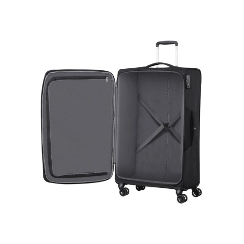 American Tourister 133191-1062 Crosstrack, Ύφασμα, Μεγάλη, ATAN, Μαύρο