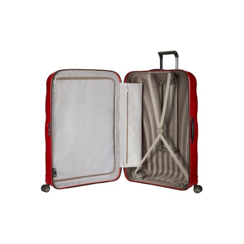 Samsonite 122863-1198 C-Lite, Πολυπροπυλένιο, Πολύ Μεγάλη XXL, ATAN, Κόκκινο