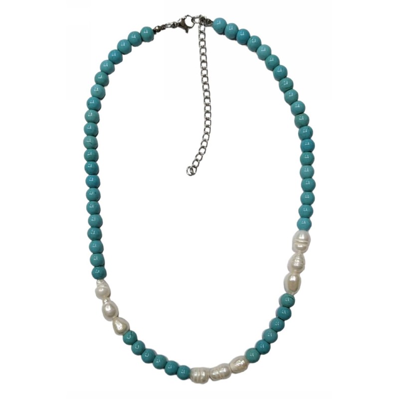 Kostibas 1014-933DL, Κολιέ, Πέτρα, Τιρκουάζ