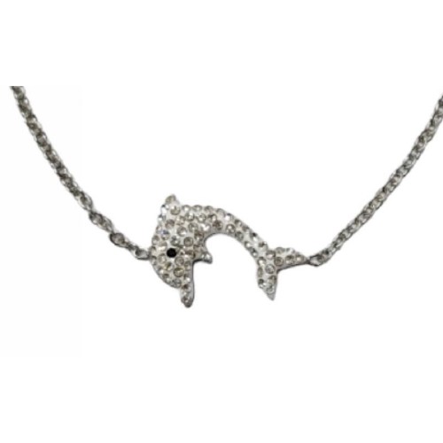 Kostibas 1513-889A1, Βραχιόλι, Ατσάλι, Με μοτίφ δελφίνι, Λευκό