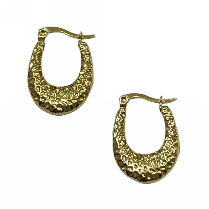 Kostibas 3113-654EX, Σκουλαρίκια, Κρίκοι, Ατσάλι, Χρυσό 