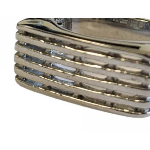 Kostibas 2513-346A, Δαχτυλίδι, Ατσάλι, Ασημί