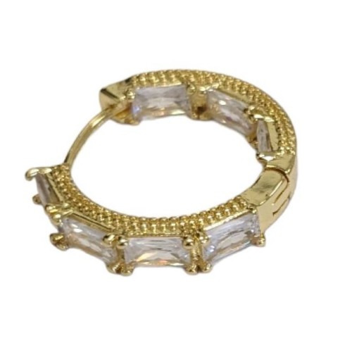 Kostibas 3012-94226, Σκουλαρίκια, Μεταλλικά, Με στρας, Χρυσό