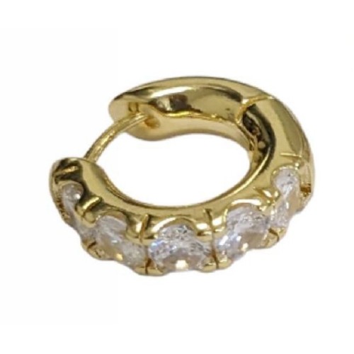 Kostibas 3012-94219, Σκουλαρίκια, Μεταλλικά, Με στρας, Χρυσό